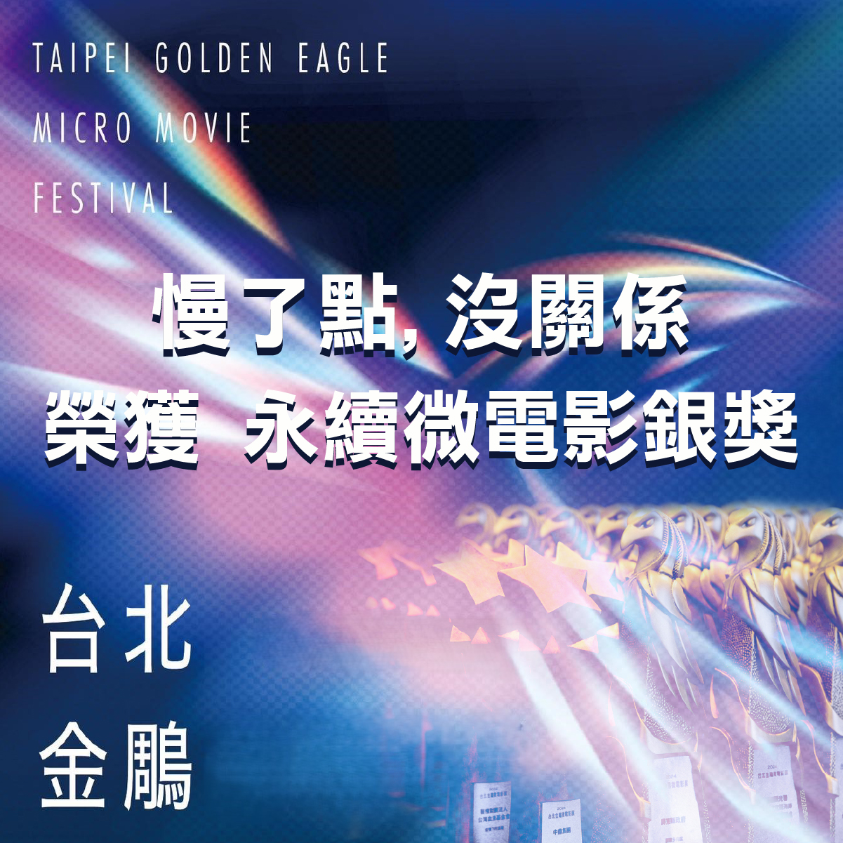 榮獲 台北金鵰永續微電影獎  銀獎